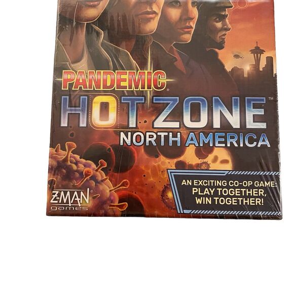 Hot Zone - North America Pandemic Board Game Asmodee NIB - Picture 5 of 6